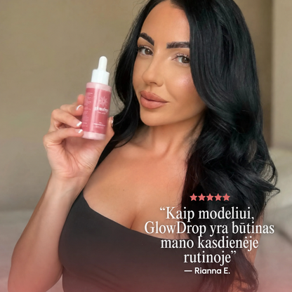 Glowdrop – Geriami Įdegio Lašai Saulės Nubučiuotai Odai Iš Vidaus