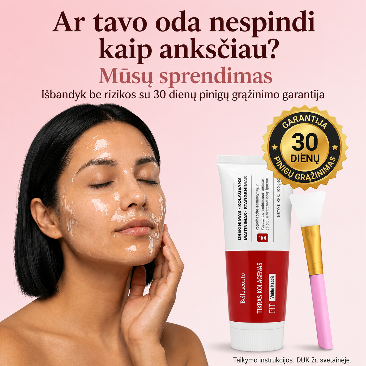 Korėjietiška jauninamasis kolageno kaukė – Collagen Fit™