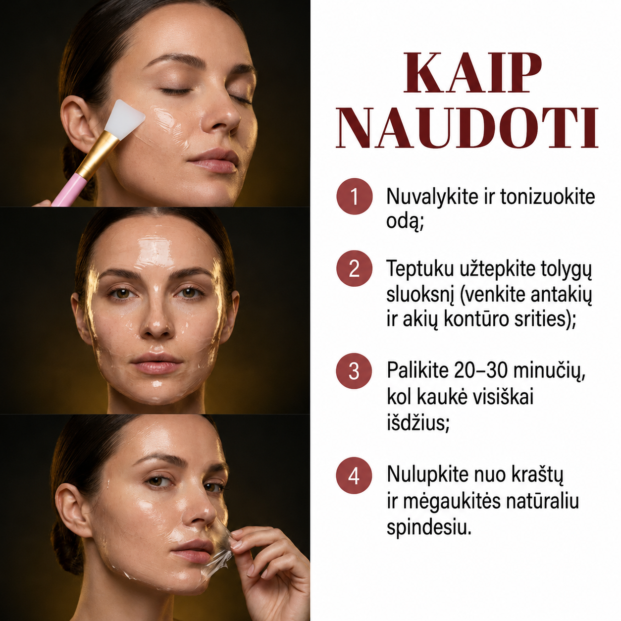 Korėjietiška jauninamasis kolageno kaukė – Collagen Fit™