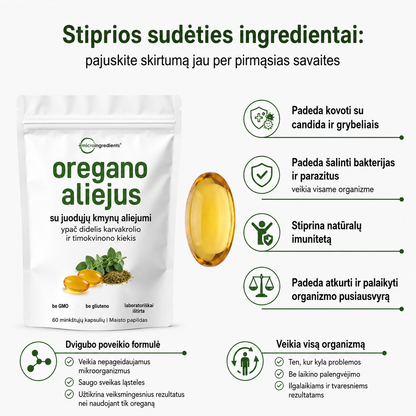Purexa – raudonėlių aliejus su juodgrūdžių aliejumi